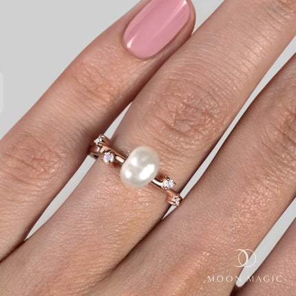 Baroque Pearl Ring - Intention