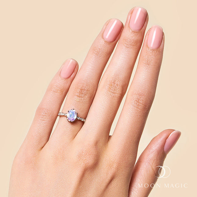 Moonstone Diamond Ring Mirth – Moon Magic - Main Image
