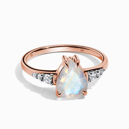 Moonstone Diamond Ring - I Promise