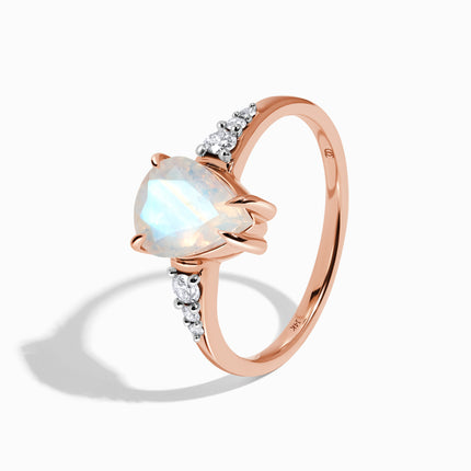 Moonstone Diamond Ring - I Promise