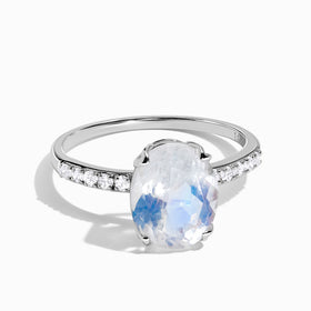 Moonstone Diamond Ring - Harlow