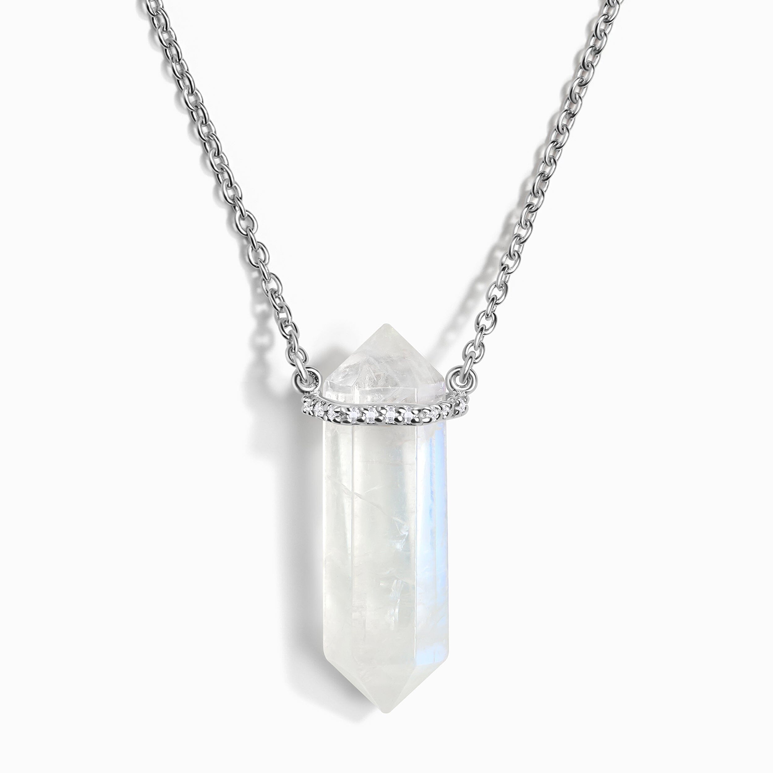 Natural Rainbow Moonstone 3.25 Ratti- 10.25 Ratti Stone Astrology Silver  Pendant For Men Womem at Rs 900/unit in Haridwar
