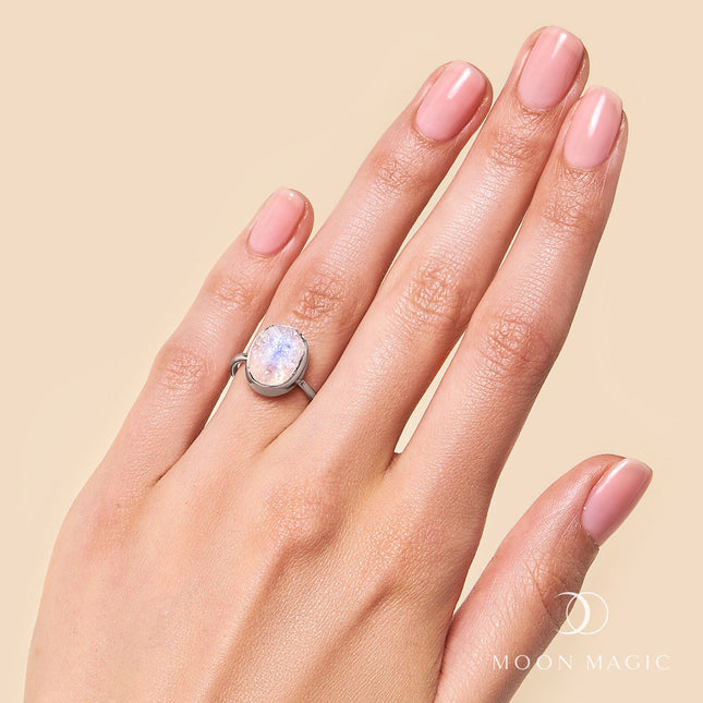 Ruby & Moonstone Ring – Amy DiGregorio